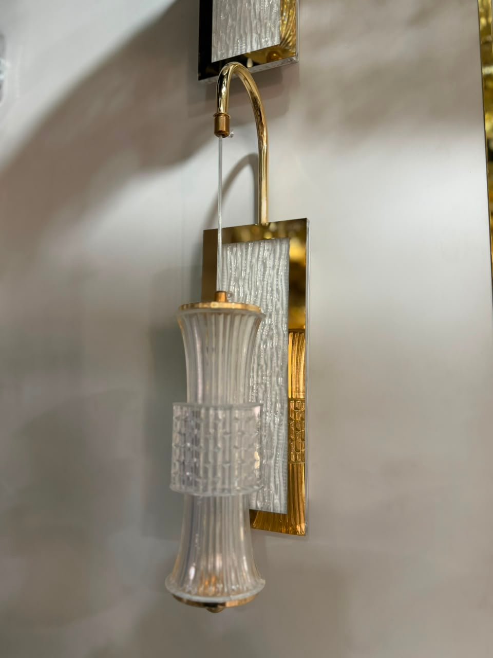 Modern Gold Crystal Ring Wall Lamp